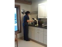 Veterinary Technician Abby G in our Laboratory Area